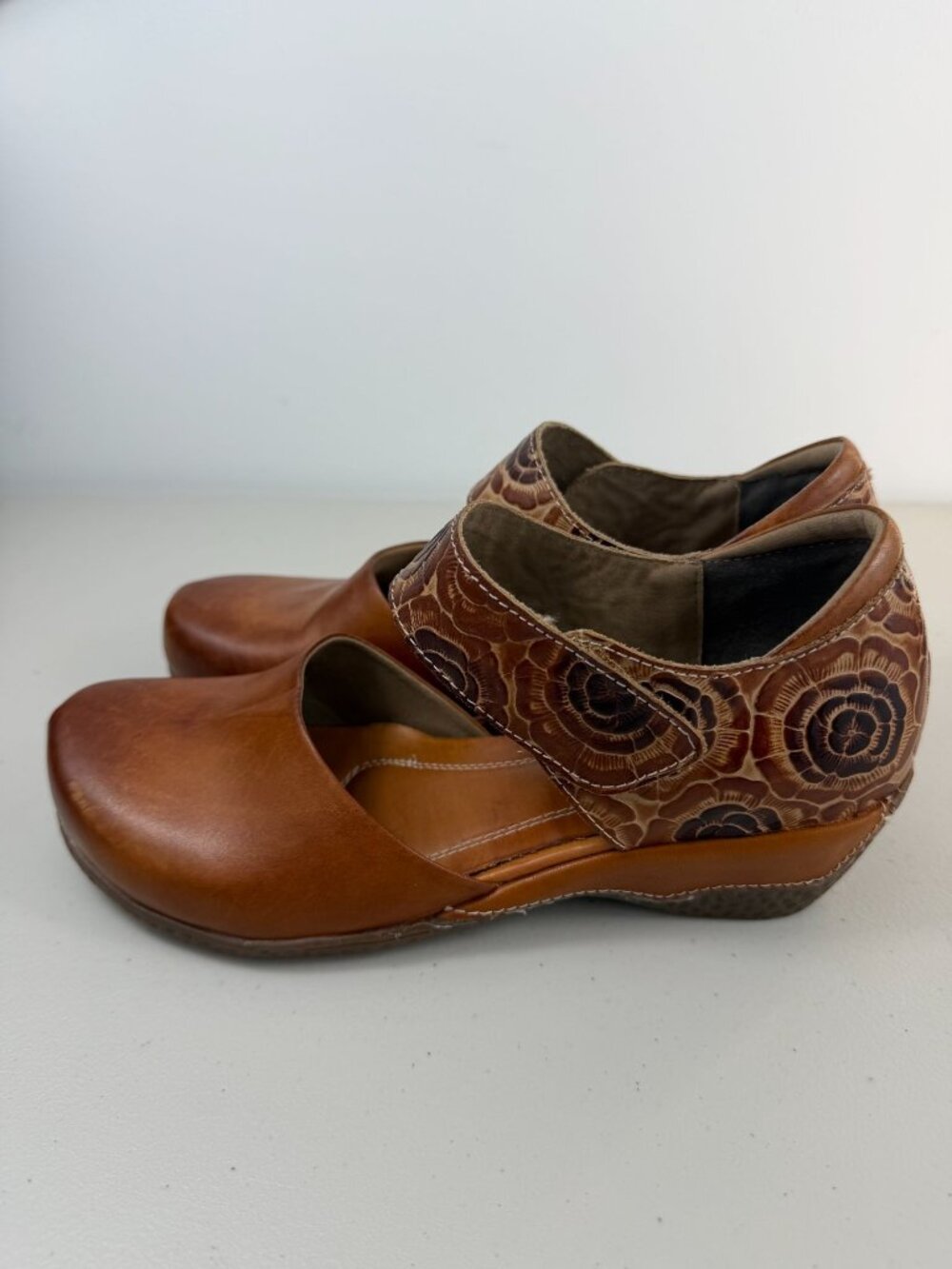 L'Artiste by spring step gloss pansy camel colorway women's size 8.5 - Picture 5 of 10